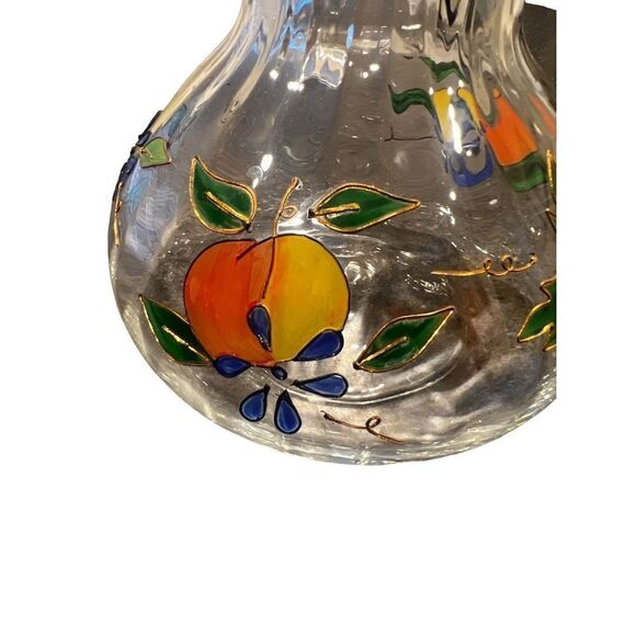 Vintage Venetian fruit pitcher accented in 24k gold - Picture 3 of 11